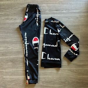 CHAMPION MATCHING SET joggers and crew neck